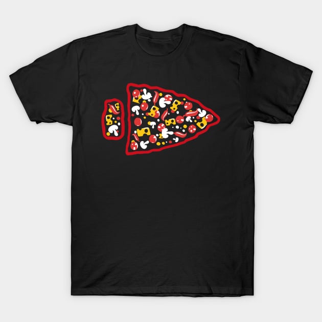 Pizza n chiefs -4 T-Shirt by TarikStore